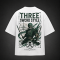 Roronoa Zoro One Piece Anime Graphic Tee - Three Sword Style