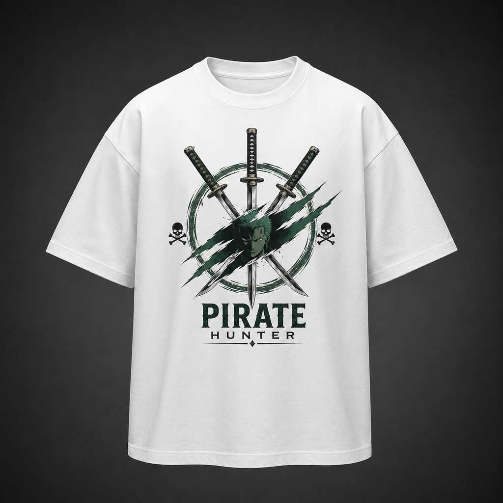Roronoa Zoro One Piece Anime Graphic Tee - Three Sword Style