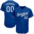 Custom Baseball Jersey - Royal White - Style Royal0034
