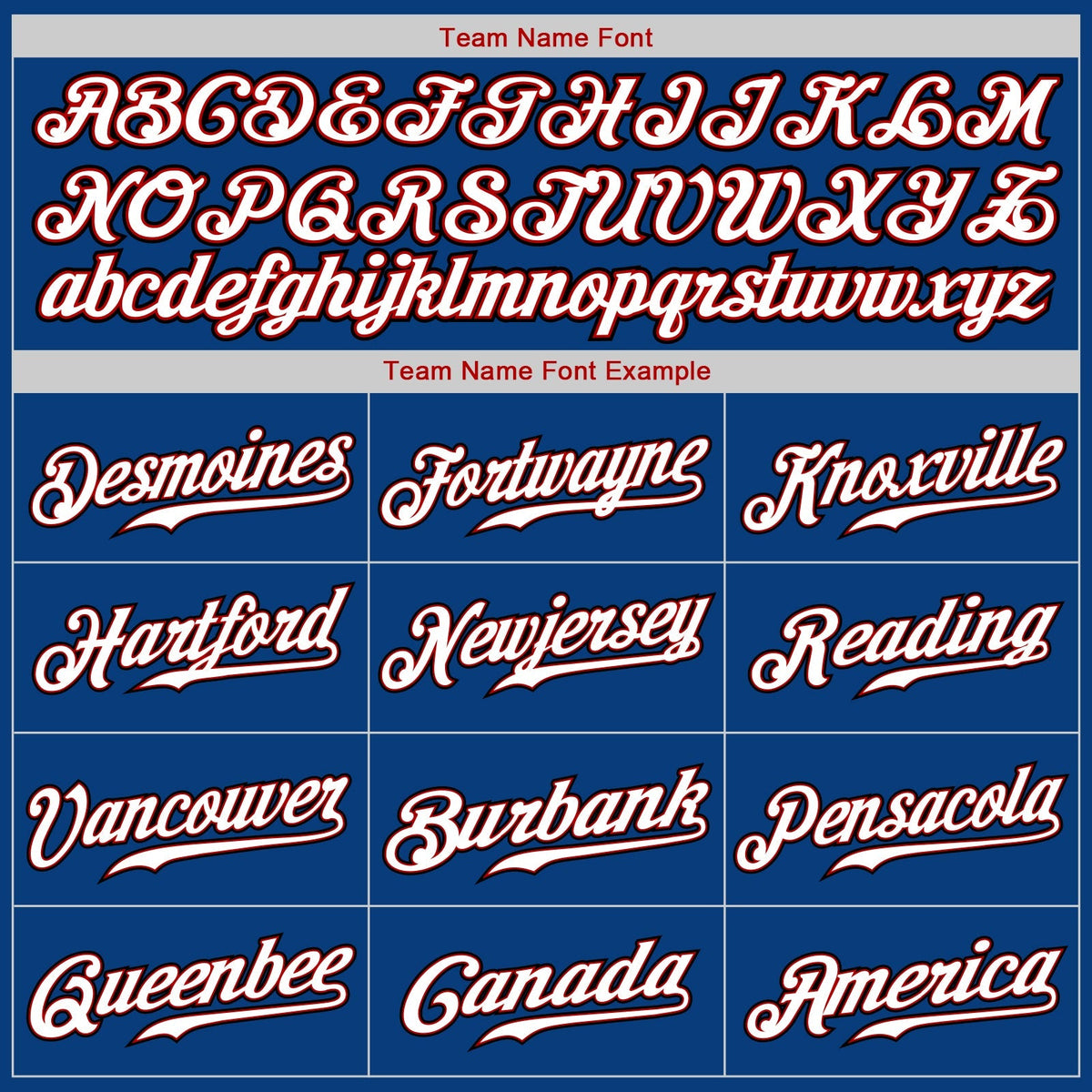Custom Baseball Jersey - Royal White-Red - Style Royal0072