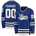 Custom Hockey Jersey - Royal White-Black - Style Royal0214