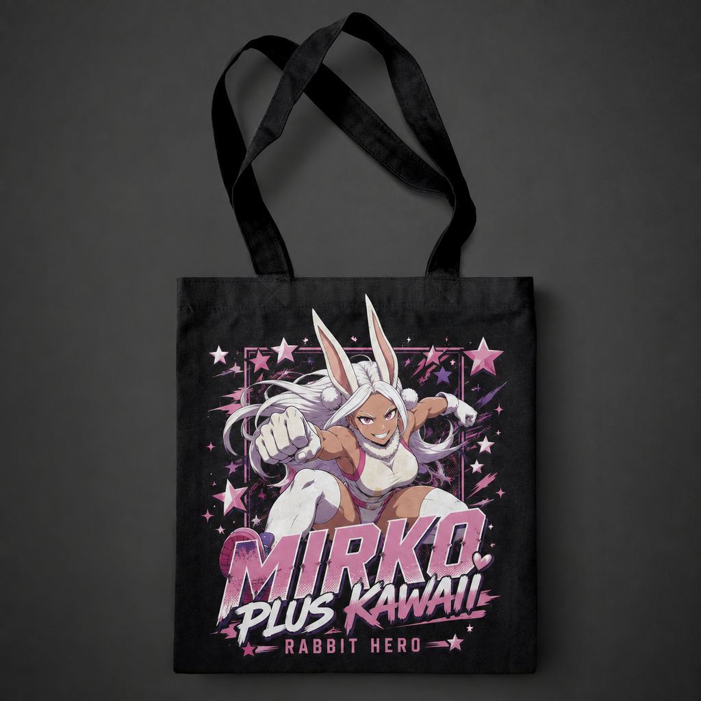Rumi Usagiyama (Mirko) My Hero Academia Anime Canvas Tote Bag - Rabbit Hero