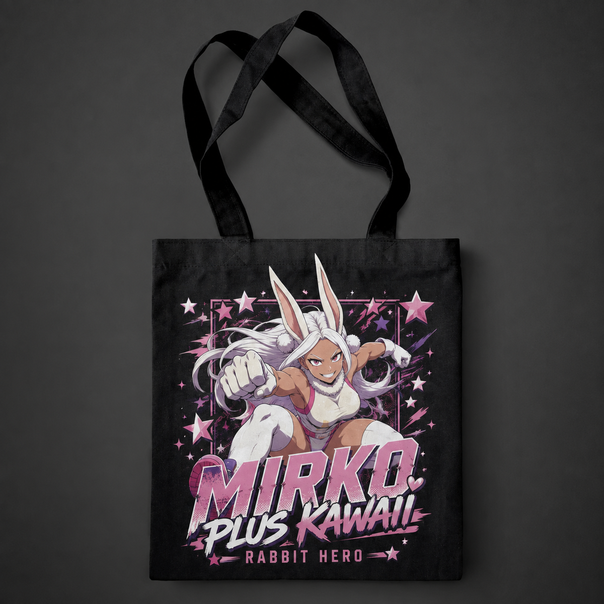 Rumi Usagiyama (Mirko) My Hero Academia Anime Canvas Tote Bag - Rabbit Hero