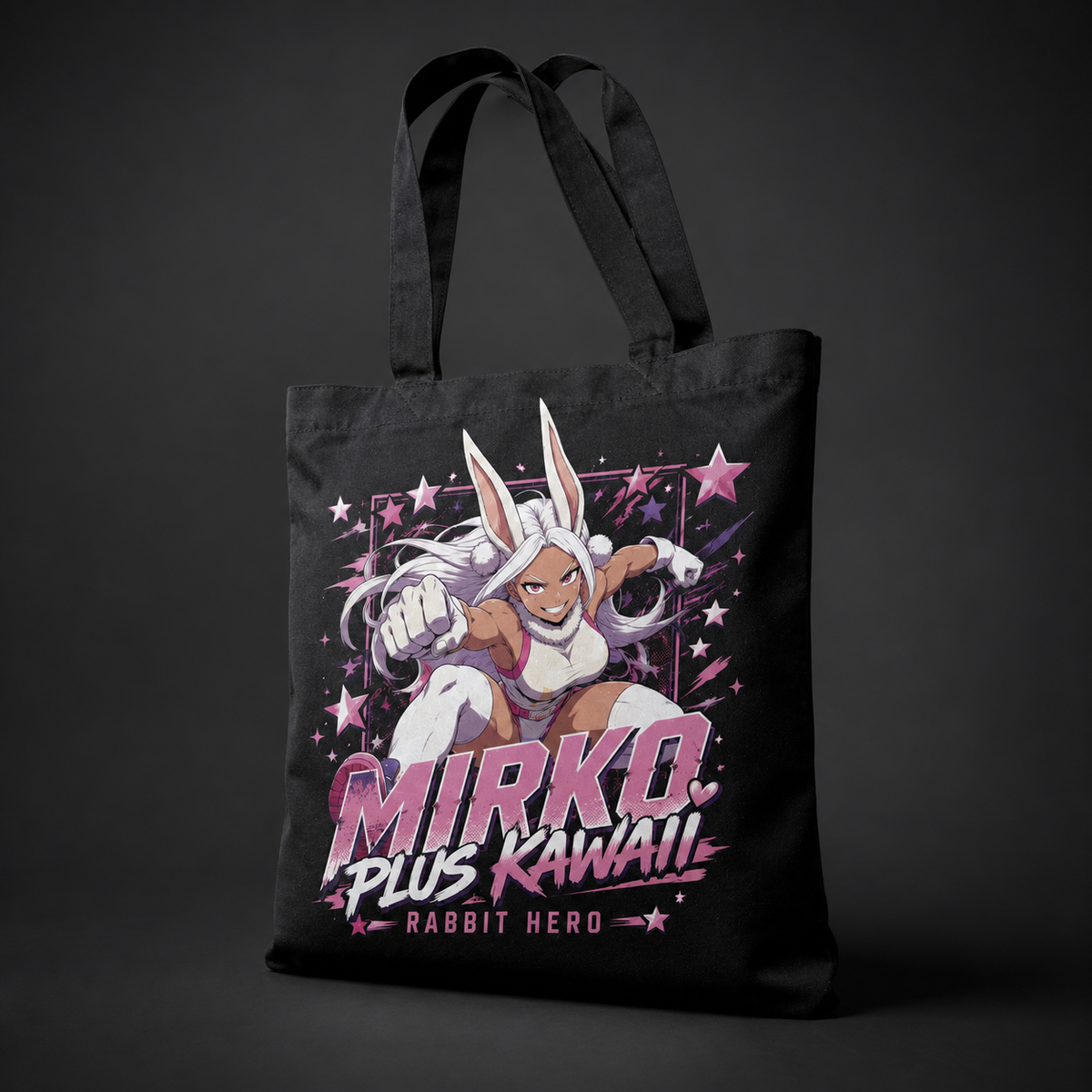 Rumi Usagiyama (Mirko) My Hero Academia Anime Canvas Tote Bag - Rabbit Hero