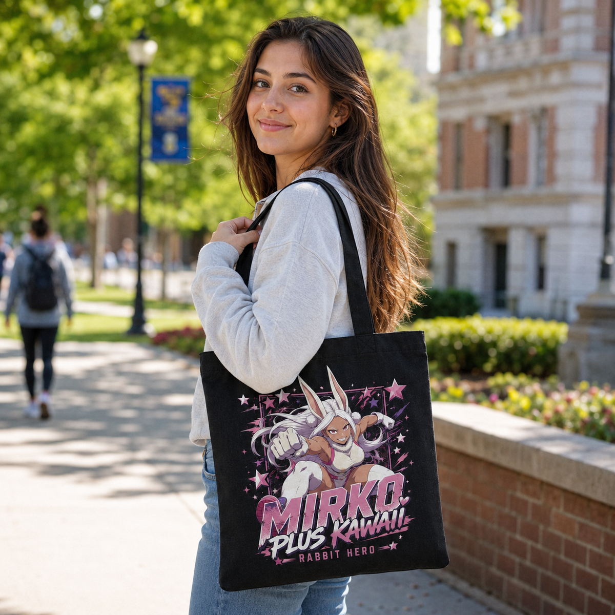 Rumi Usagiyama (Mirko) My Hero Academia Anime Canvas Tote Bag - Rabbit Hero