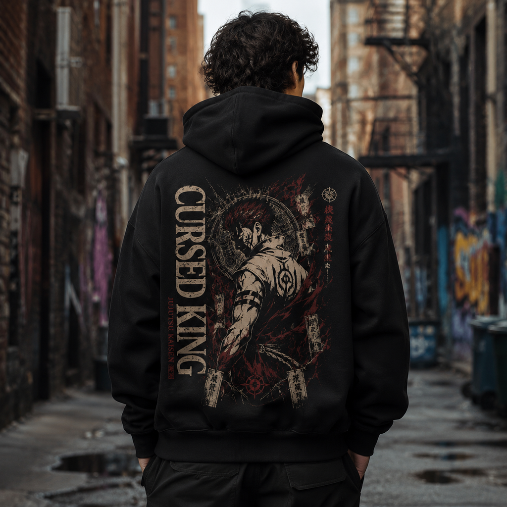 Ryomen Sukuna Jujutsu Kaisen Anime Hoodie - Cursed King