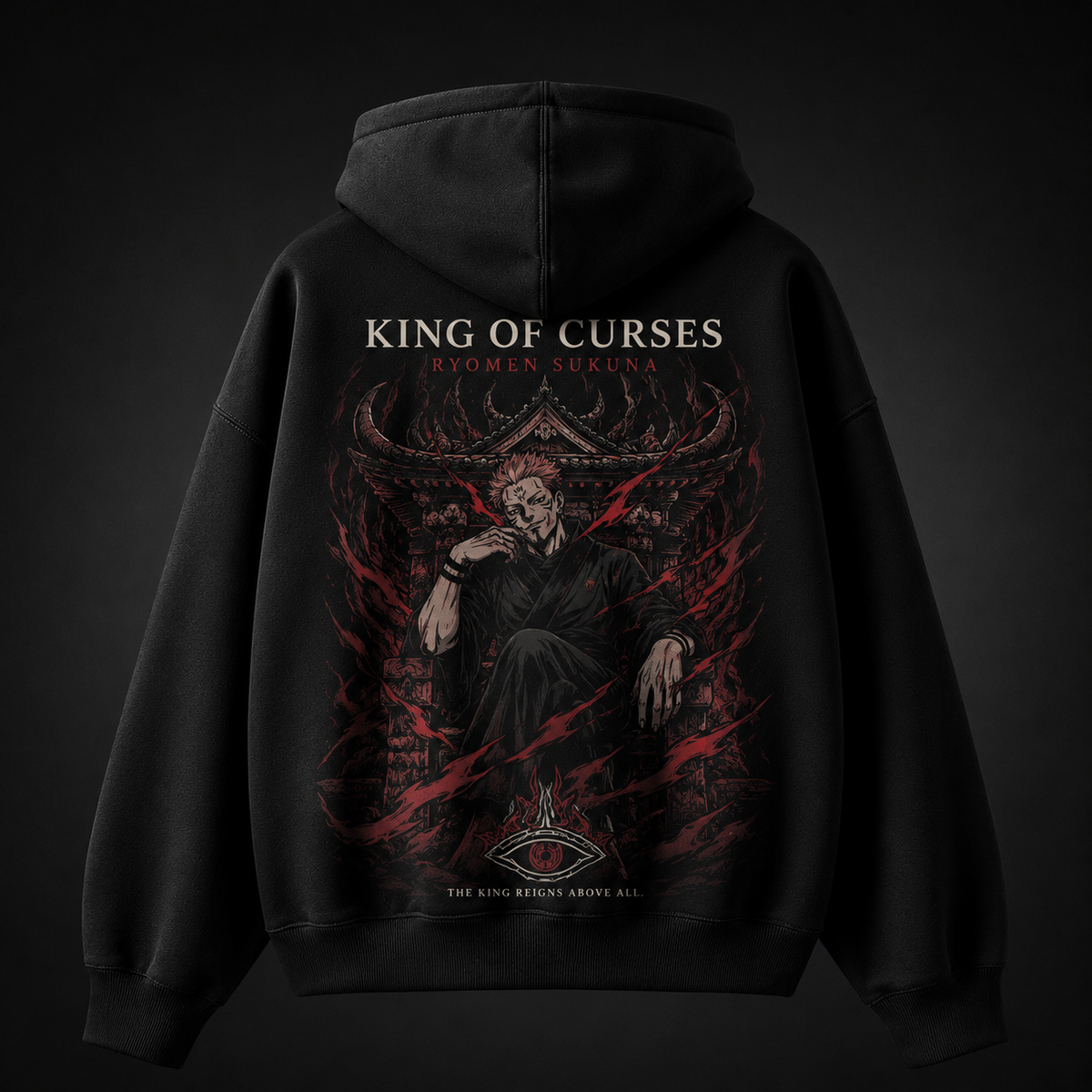 Ryomen Sukuna Jujutsu Kaisen Anime Hoodie - King Of Curses