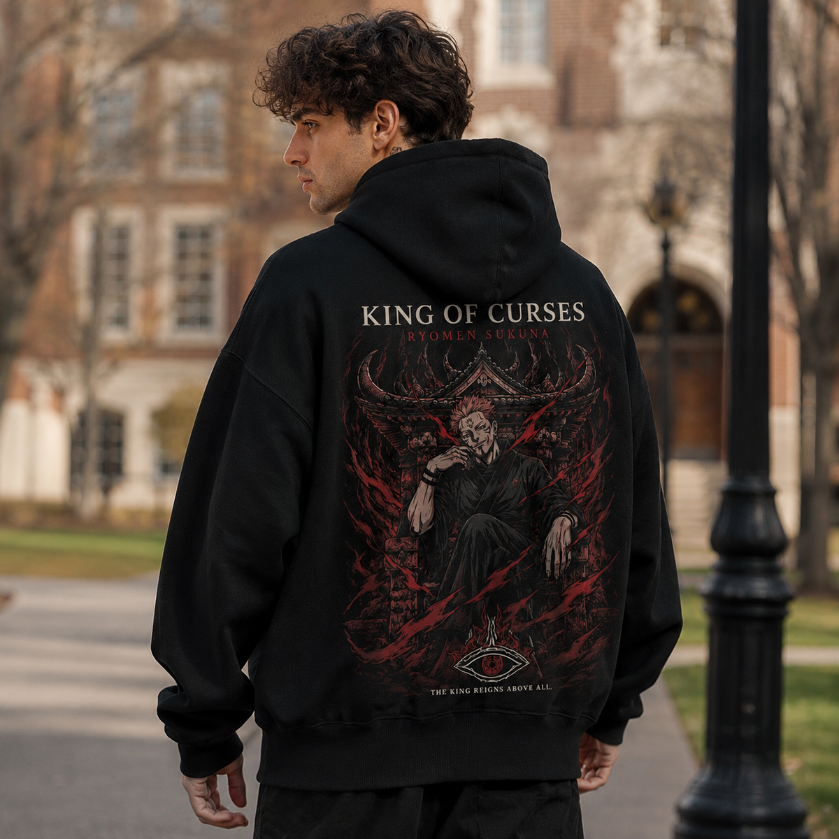 Ryomen Sukuna Jujutsu Kaisen Anime Hoodie - King Of Curses