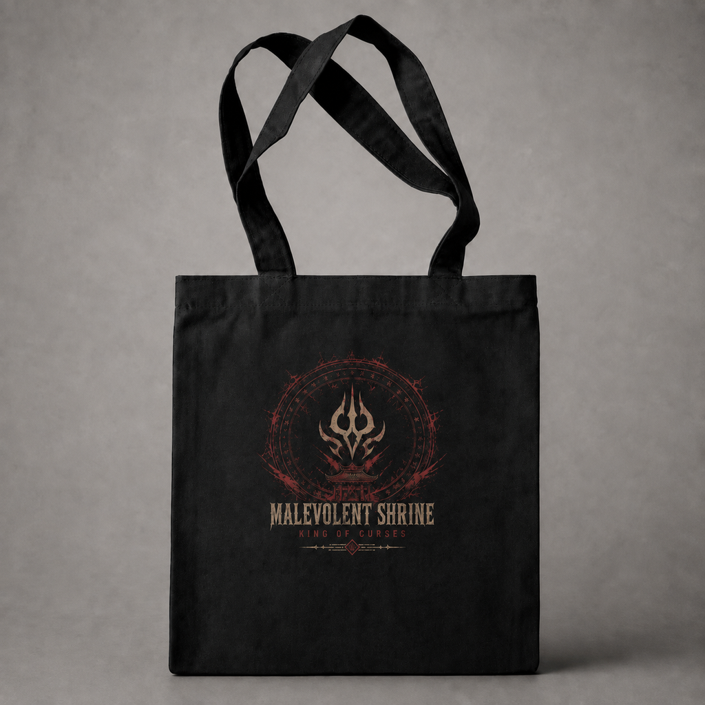 Ryomen Sukuna Jujutsu Kaisen Anime Canvas Tote Bag - King Of Curses - Style 04