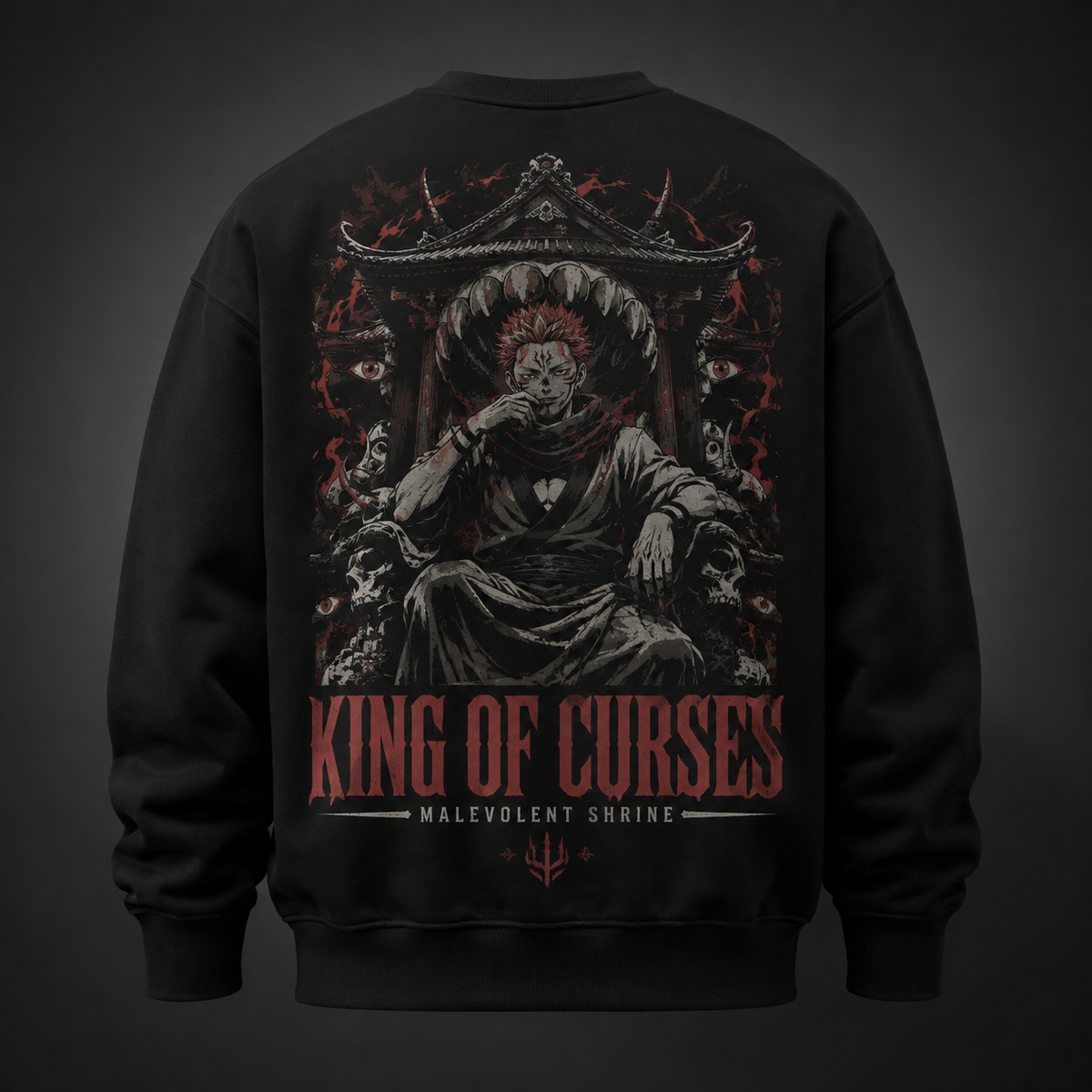 Ryomen Sukuna Jujutsu Kaisen Anime Sweatshirt - Malevolent Shrine
