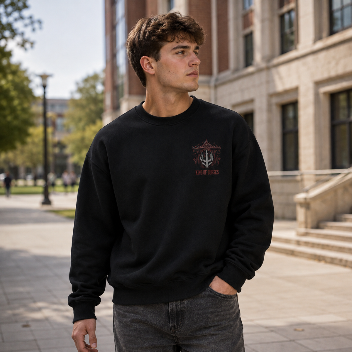 Ryomen Sukuna Jujutsu Kaisen Anime Sweatshirt - Malevolent Shrine