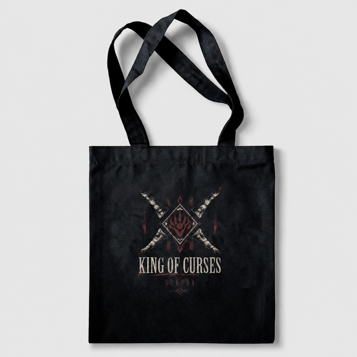 Ryomen Sukuna Jujutsu Kaisen Anime Canvas Tote Bag - Malevolent Shrine