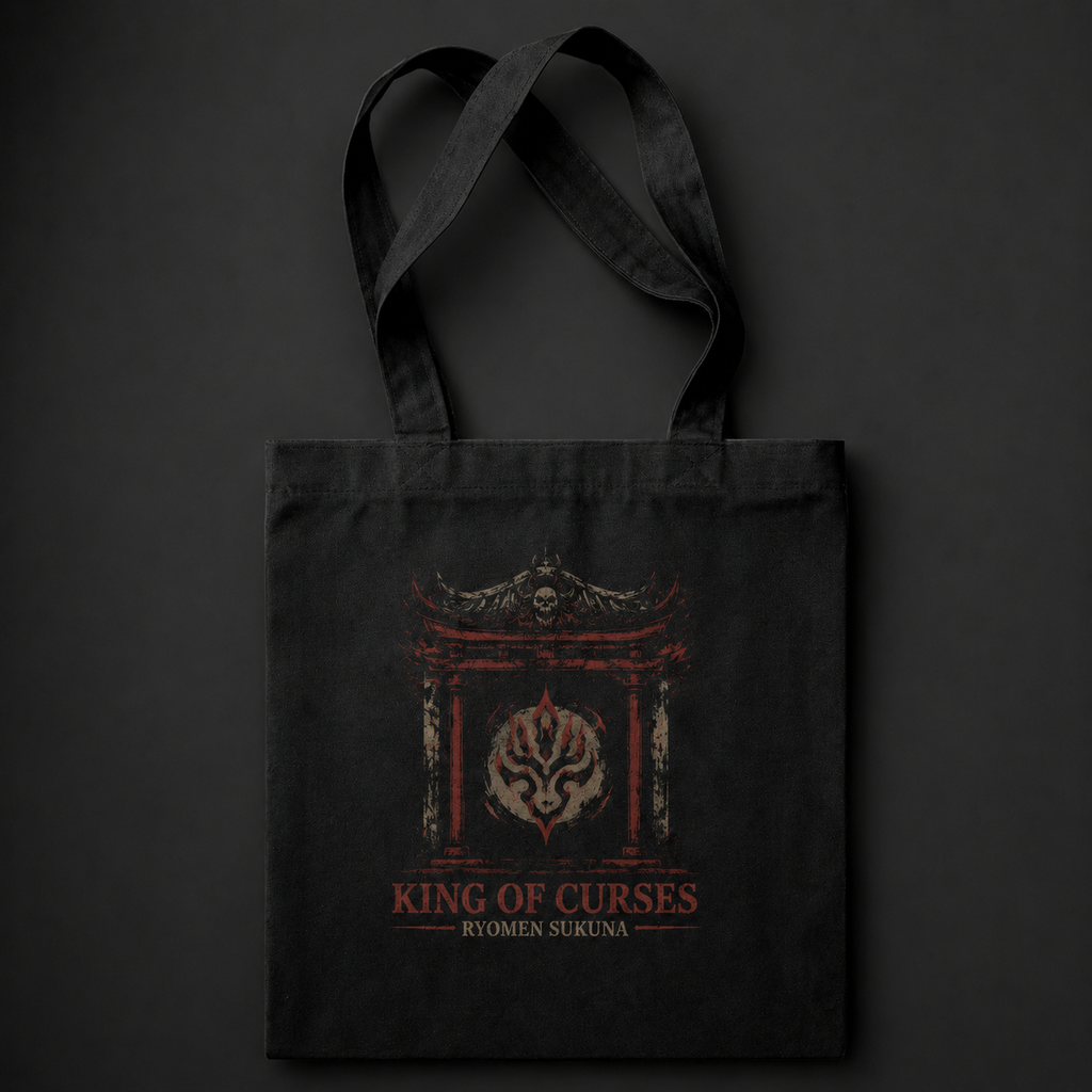 Ryomen Sukuna Jujutsu Kaisen Anime Canvas Tote Bag - Special Grade Calamity