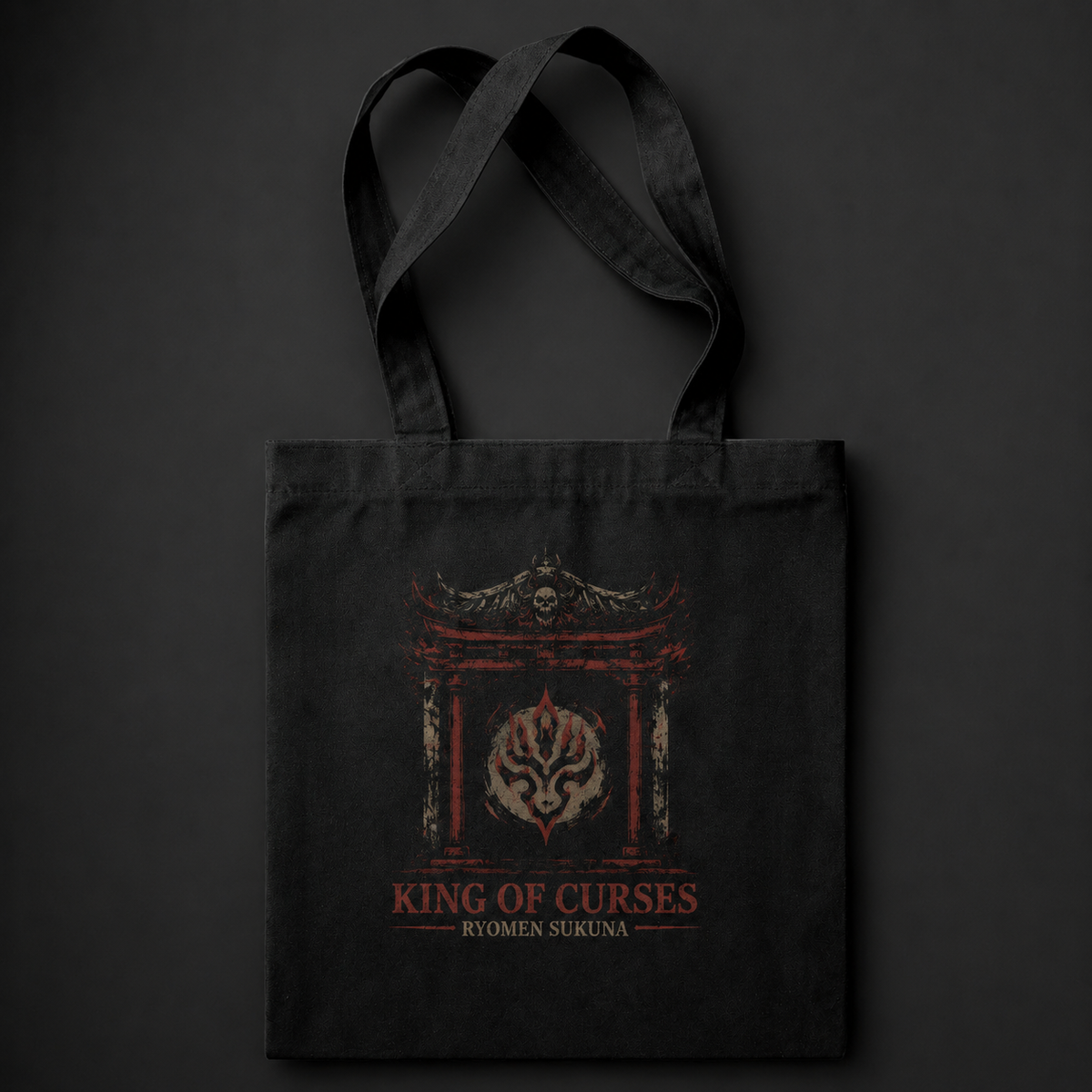 Ryomen Sukuna Jujutsu Kaisen Anime Canvas Tote Bag - Special Grade Calamity