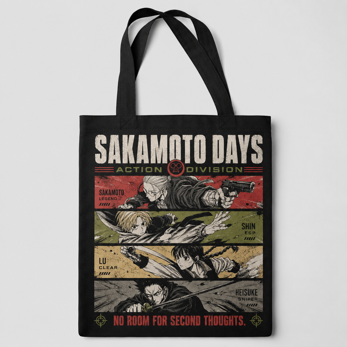 Sakamoto Days Anime Canvas Tote Bag - Action Division