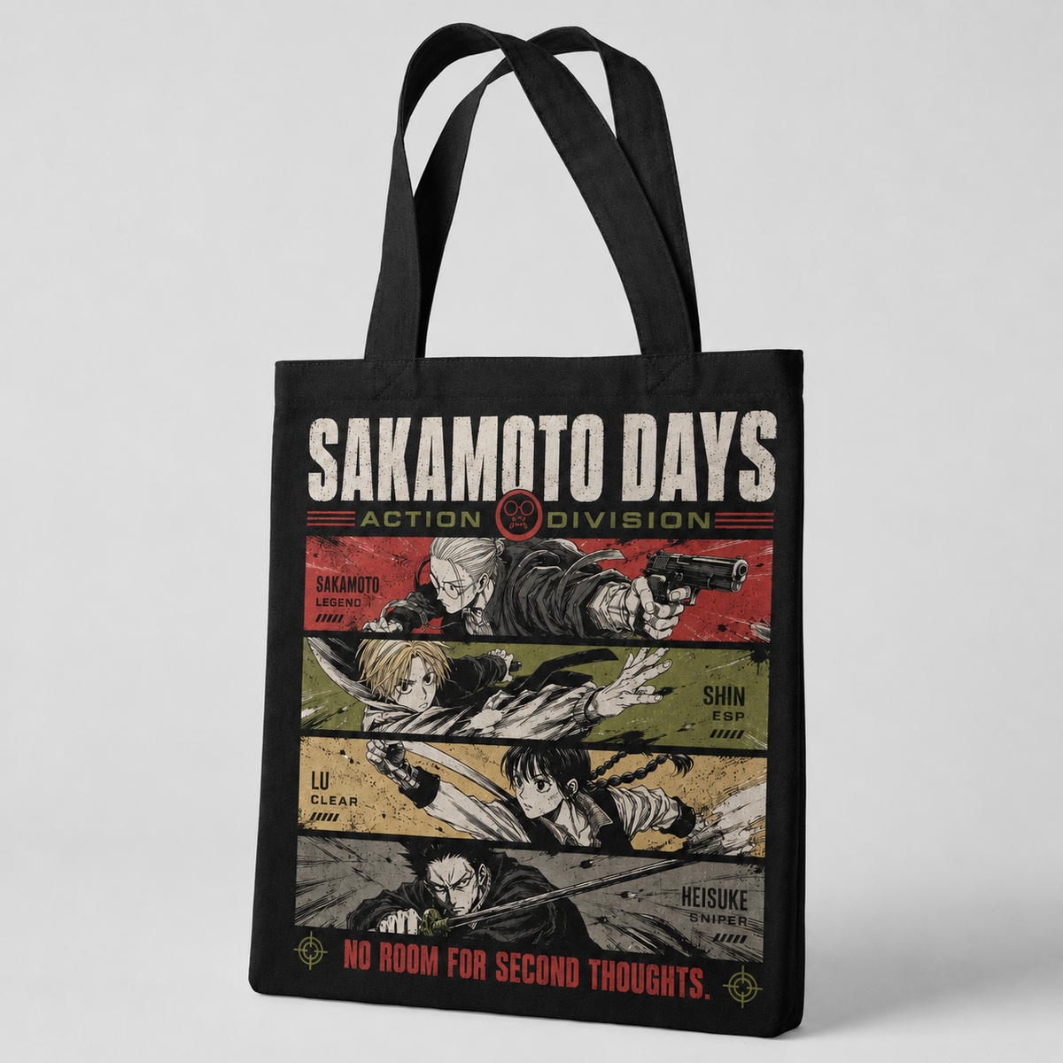 Sakamoto Days Anime Canvas Tote Bag - Action Division