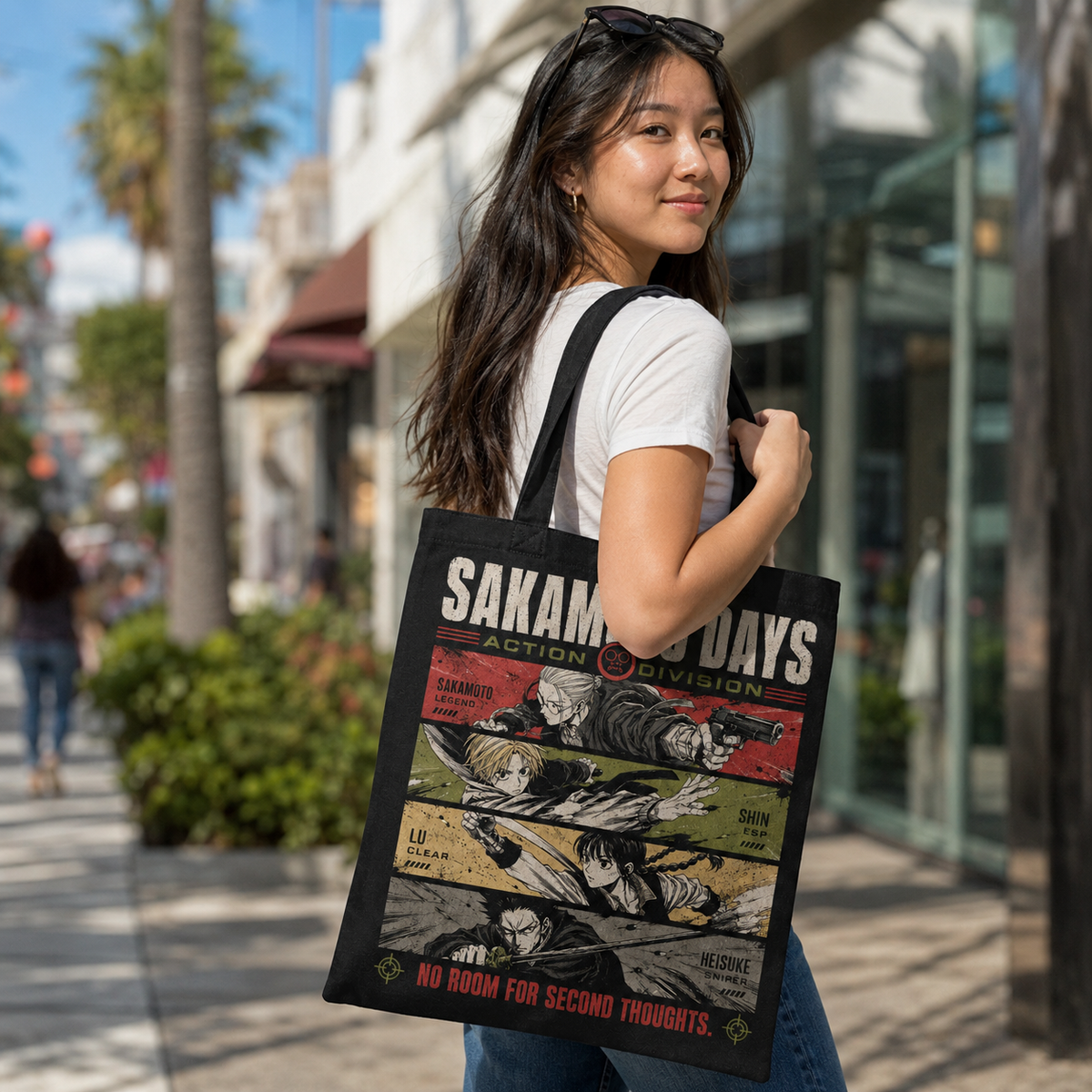Sakamoto Days Anime Canvas Tote Bag - Action Division