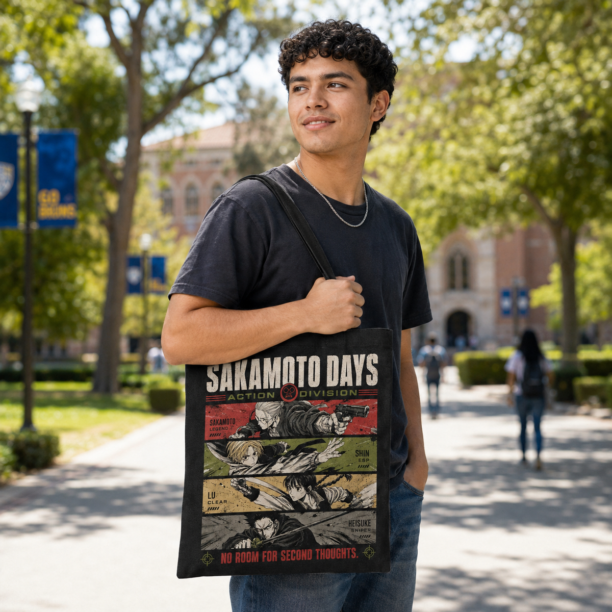 Sakamoto Days Anime Canvas Tote Bag - Action Division