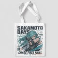 Sakamoto Days Anime Canvas Tote Bag - Chaos Fires First