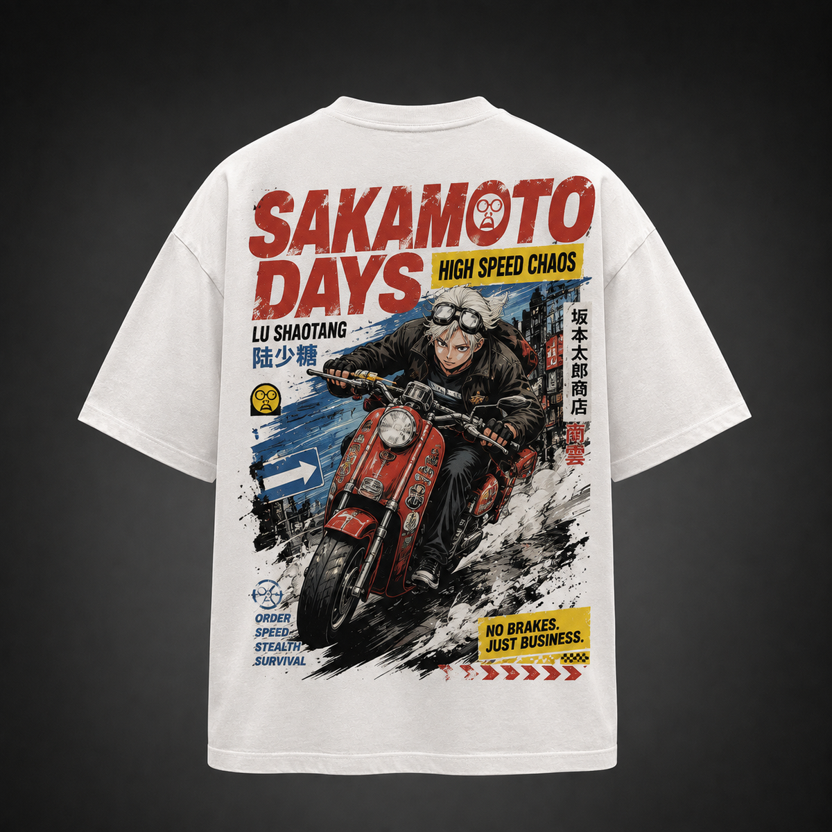 Sakamoto Days Anime Graphic Tee - High Speed Chaos