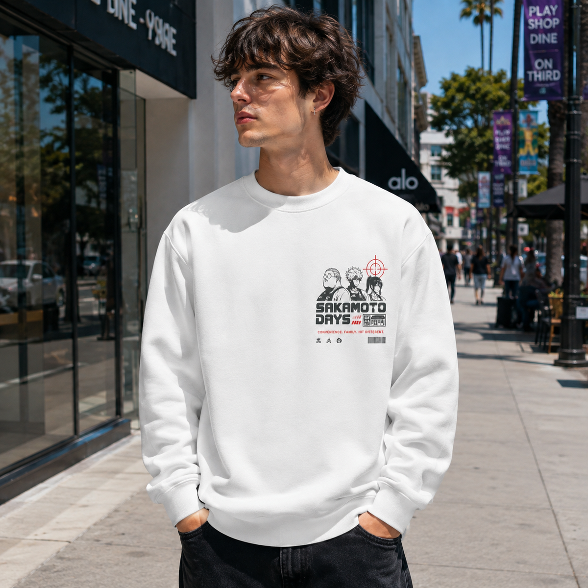 Sakamoto Days Anime Sweatshirt - Hit Different