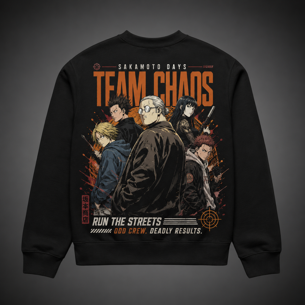 Sakamoto Days Anime Sweatshirt - Team Chaos