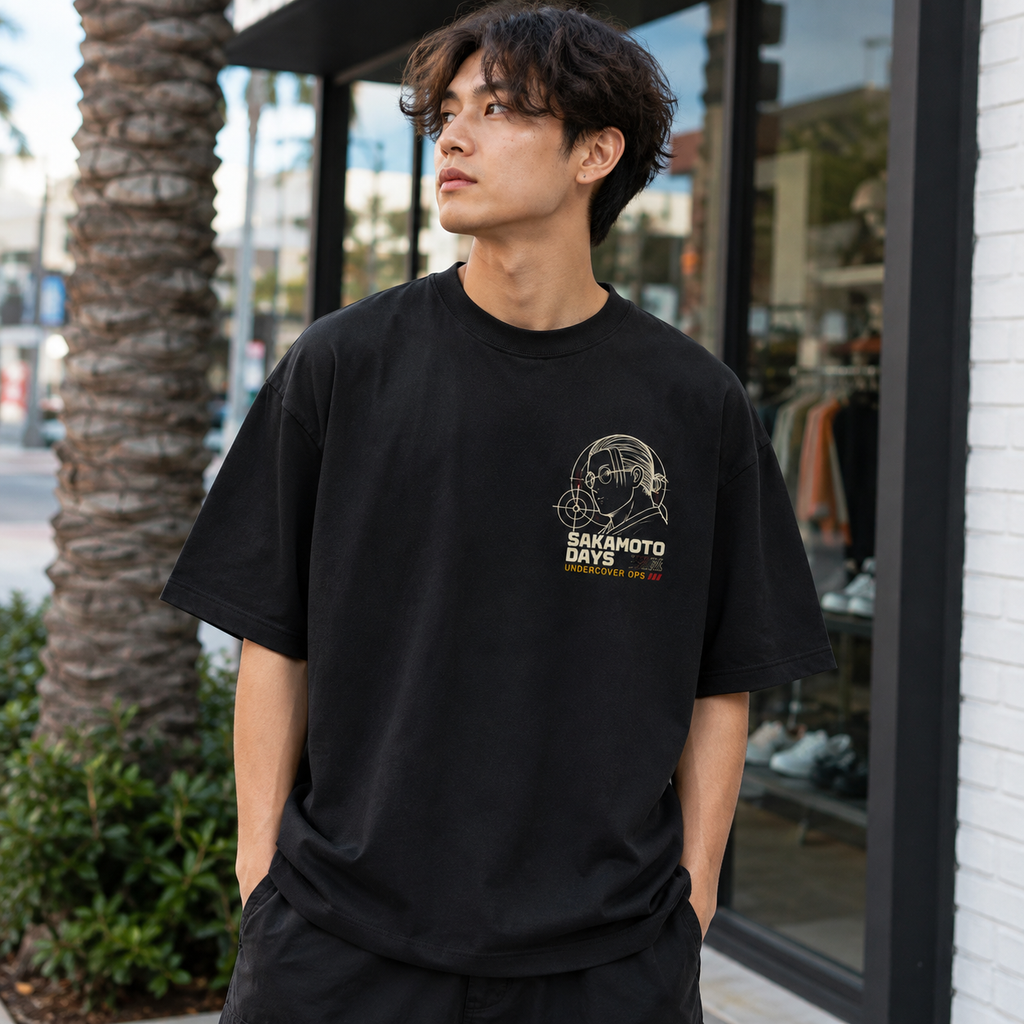Sakamoto Days Anime Graphic Tee - Undercover Ops Dossier