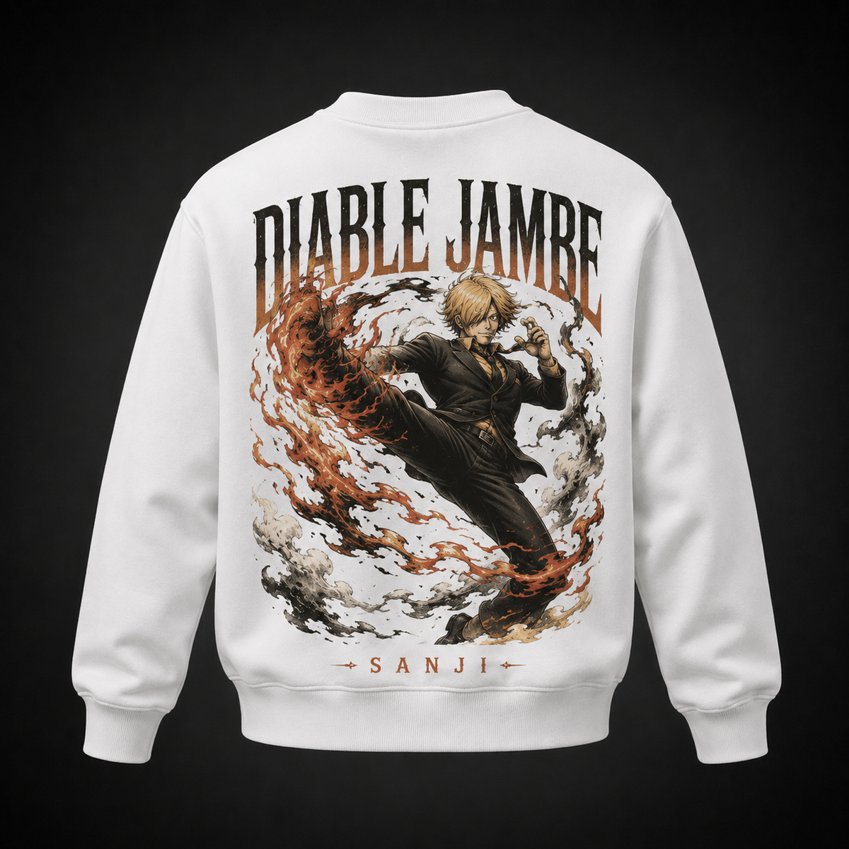 Sanji One Piece Anime Sweatshirt - Diable Jambe