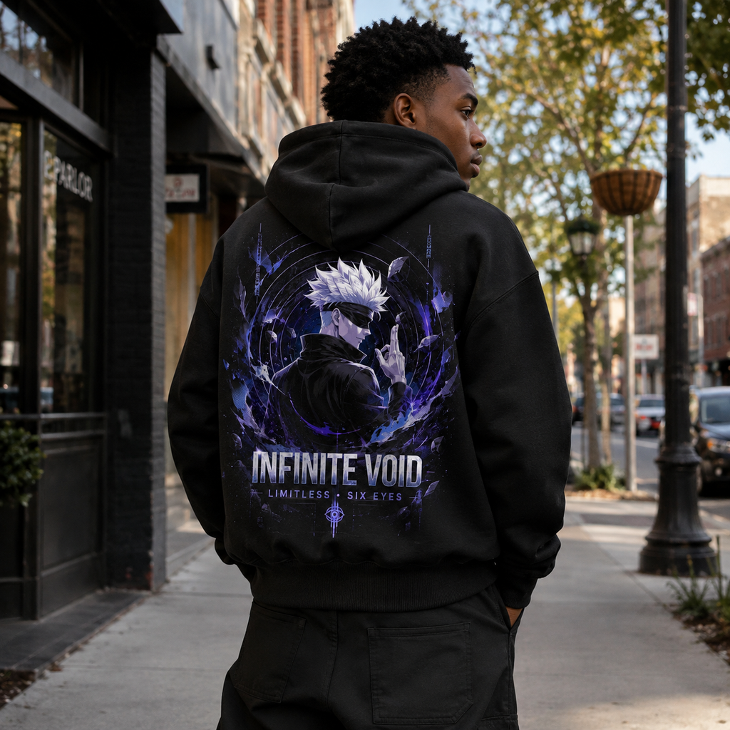 Satoru Gojo Jujutsu Kaisen Anime Hoodie - Infinite Void