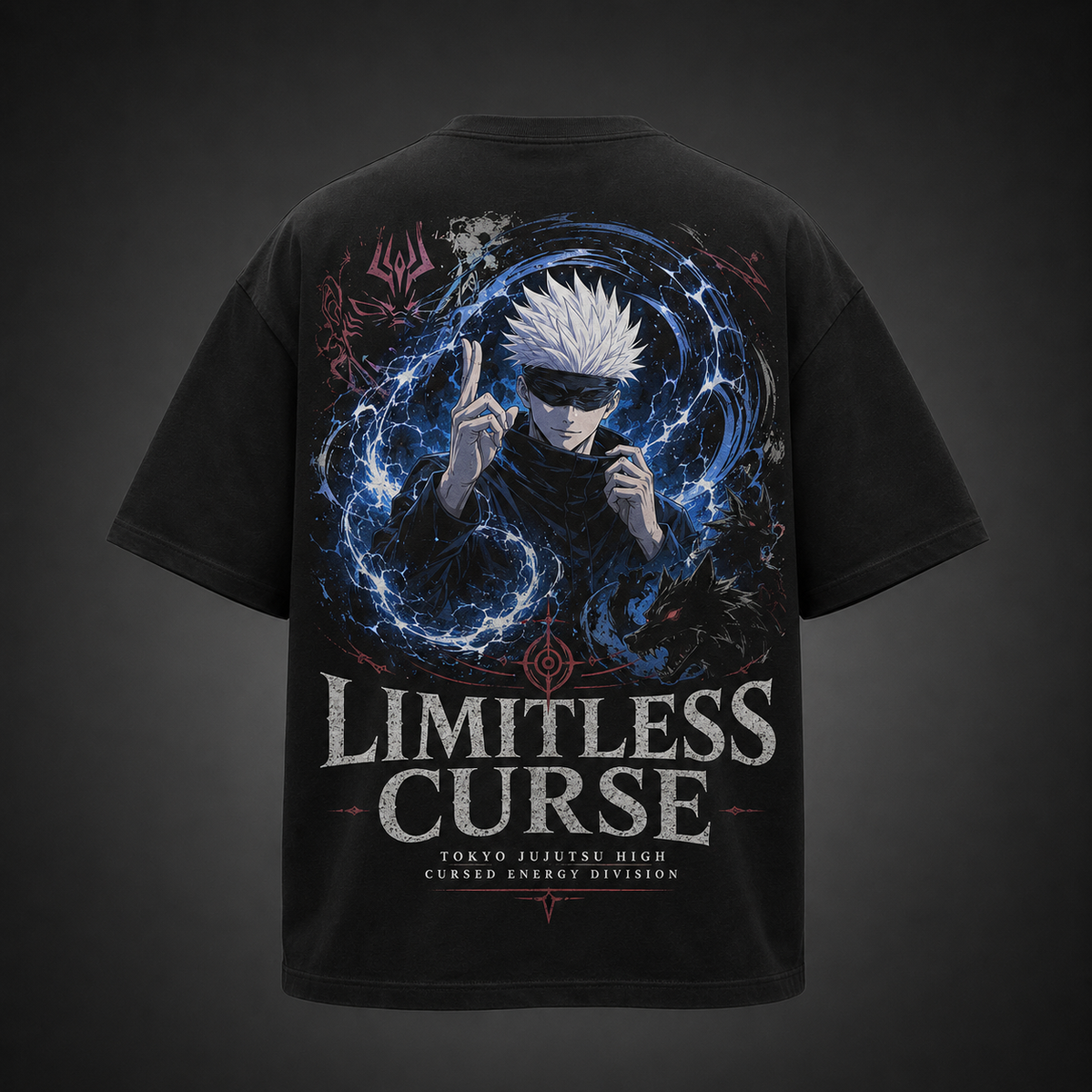 Satoru Gojo Jujutsu Kaisen Anime Graphic Tee - Limitless Curse