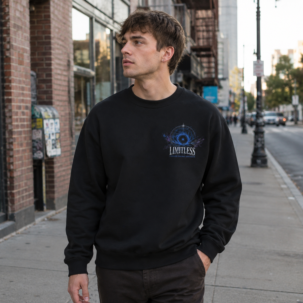 Satoru Gojo Jujutsu Kaisen Anime Sweatshirt - Limitless Division