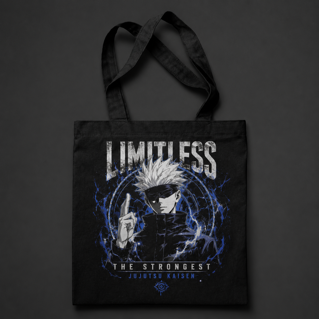 Satoru Gojo Jujutsu Kaisen Anime Canvas Tote Bag - Limitless Strongest