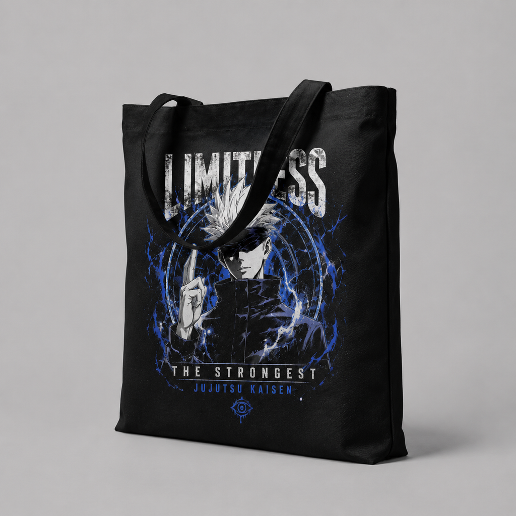 Satoru Gojo Jujutsu Kaisen Anime Canvas Tote Bag - Limitless Strongest