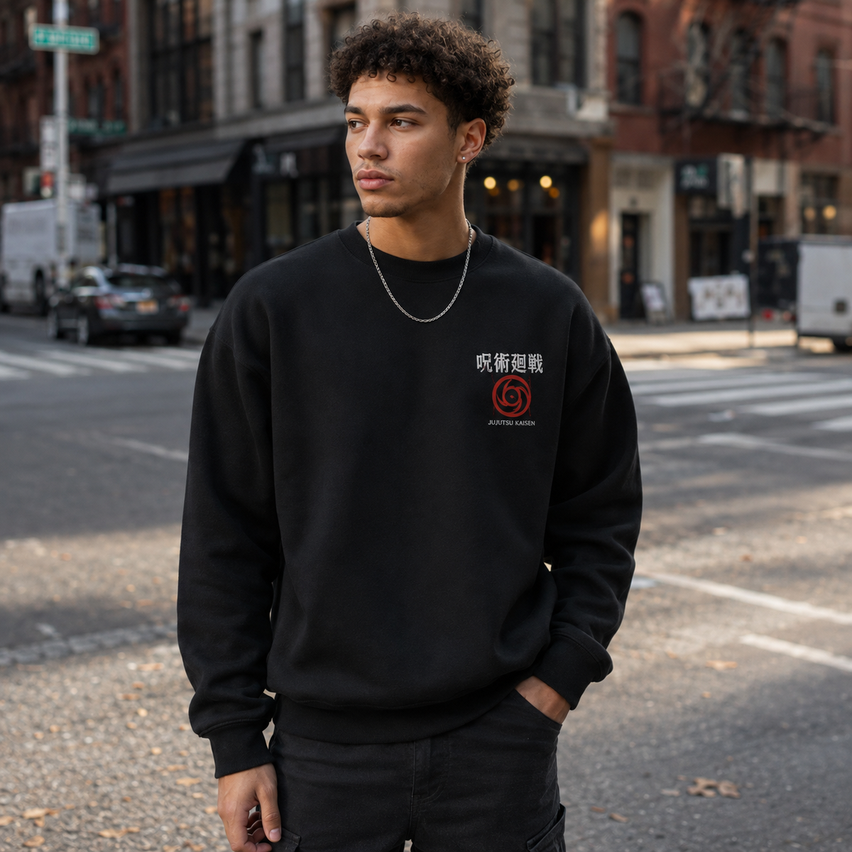 Satoru Gojo Jujutsu Kaisen Anime Sweatshirt - Strongest Exists Alone