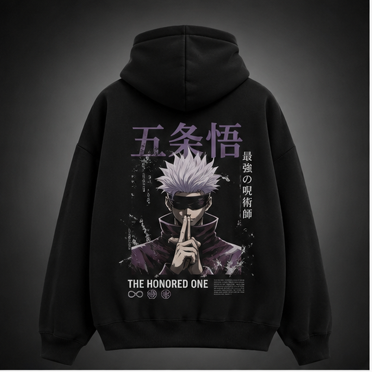 Satoru Gojo Jujutsu Kaisen Anime Hoodie - The Honored One