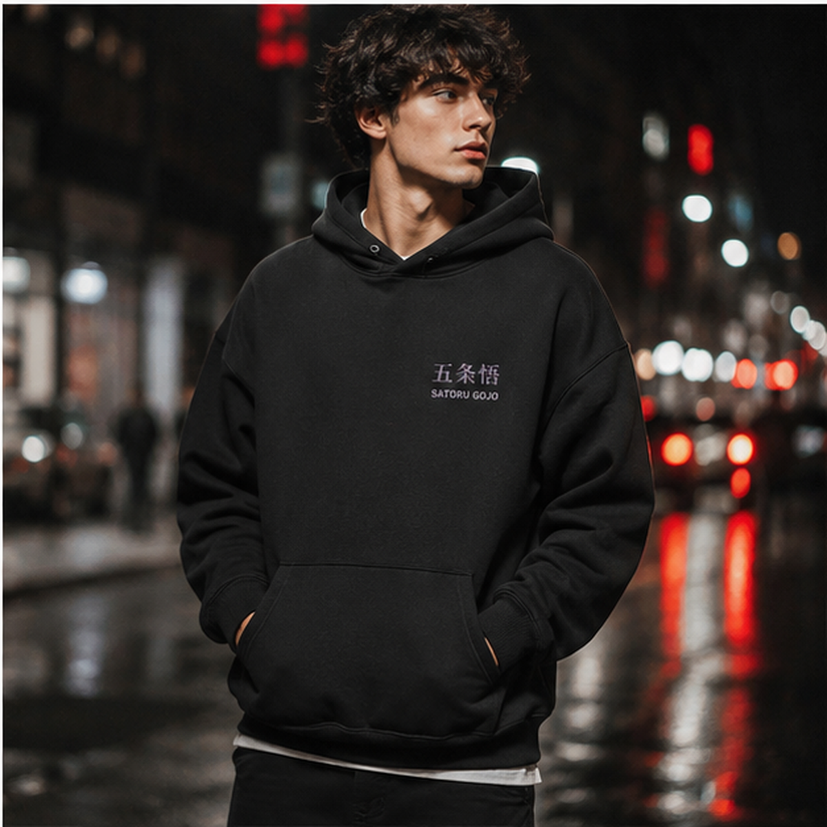 Satoru Gojo Jujutsu Kaisen Anime Hoodie - The Honored One