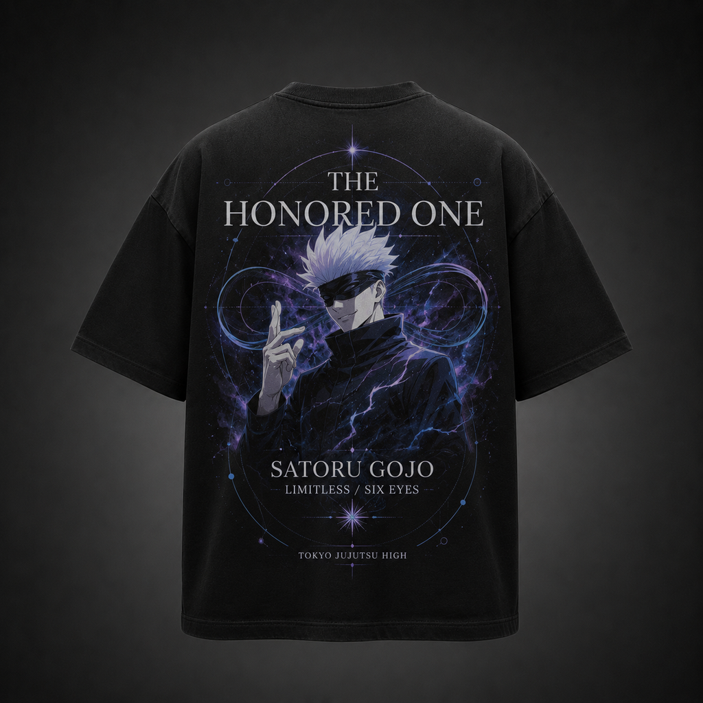 Satoru Gojo Jujutsu Kaisen Anime Graphic Tee - The Honored One