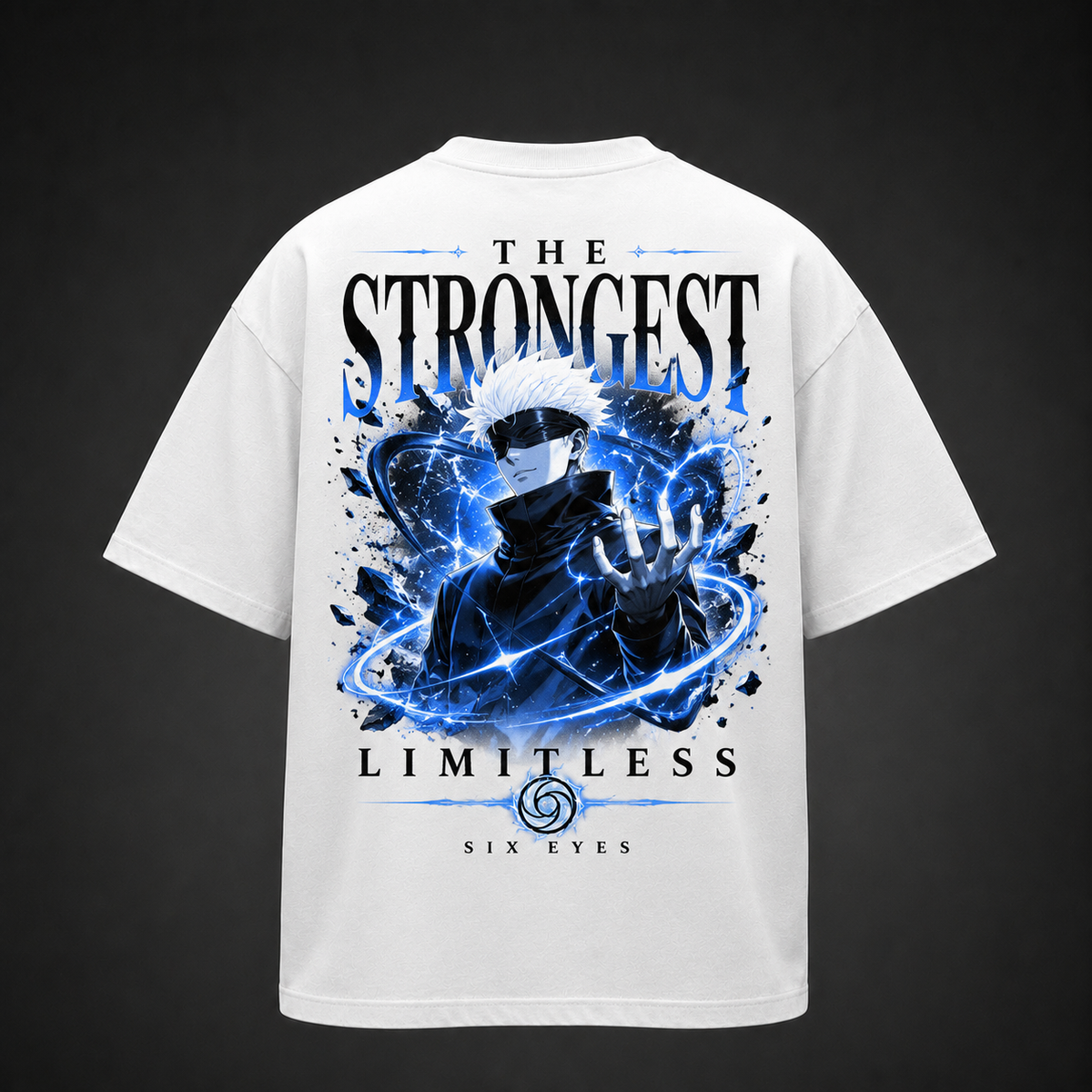Satoru Gojo Jujutsu Kaisen Anime Graphic Tee - The Strongest Limitless