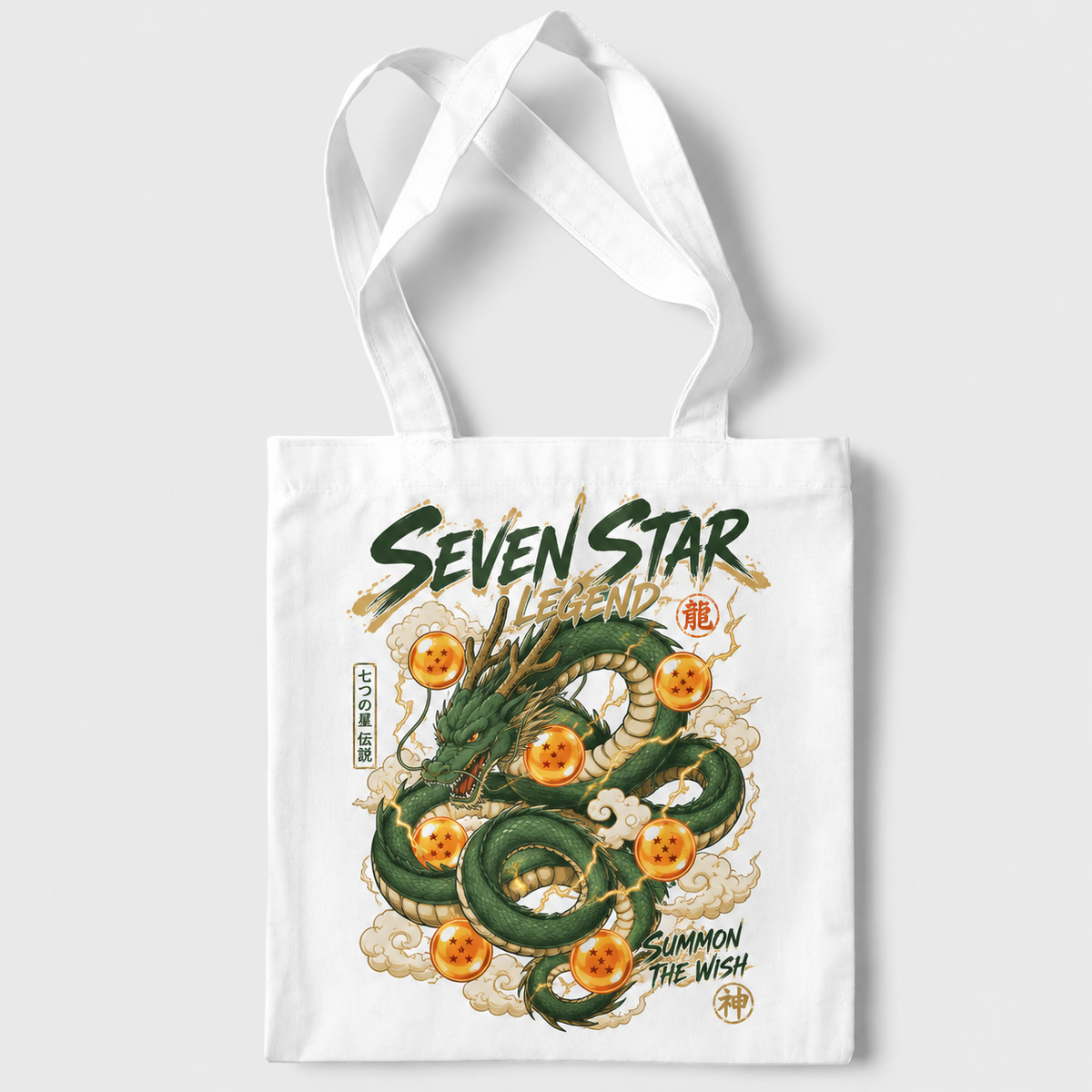 Shenron Dragon Ball Anime Canvas Tote Bag - Seven Star Legend