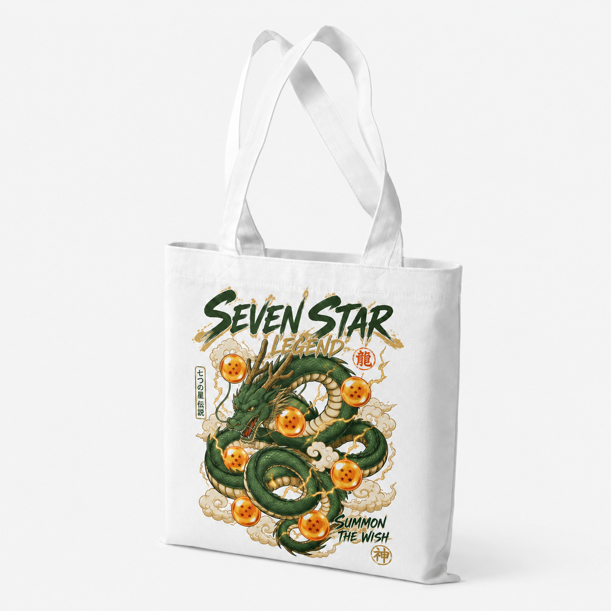 Shenron Dragon Ball Anime Canvas Tote Bag - Seven Star Legend
