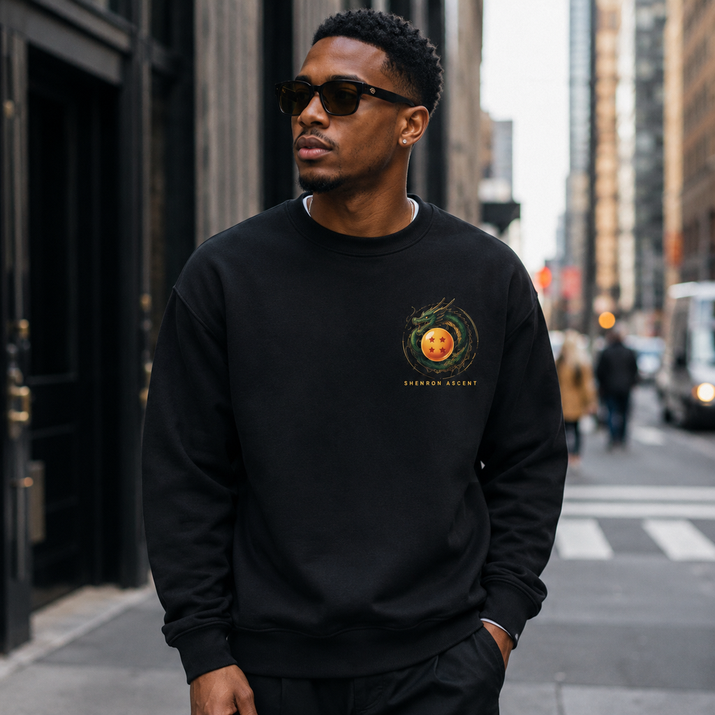 Shenron & Goku Dragon Ball Anime Sweatshirt - Awaken The Dragon