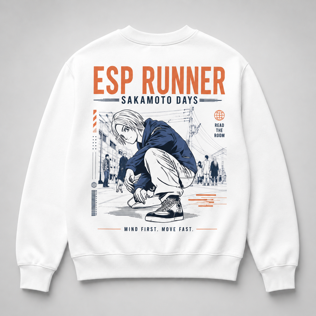 Shin Asakura Sakamoto Days Anime Sweatshirt - Esp Runner
