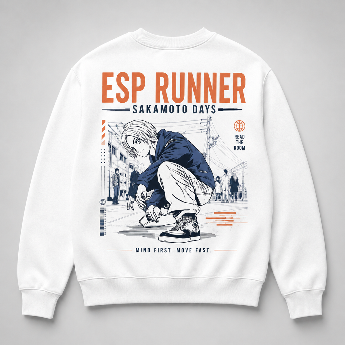 Shin Asakura Sakamoto Days Anime Sweatshirt - Esp Runner