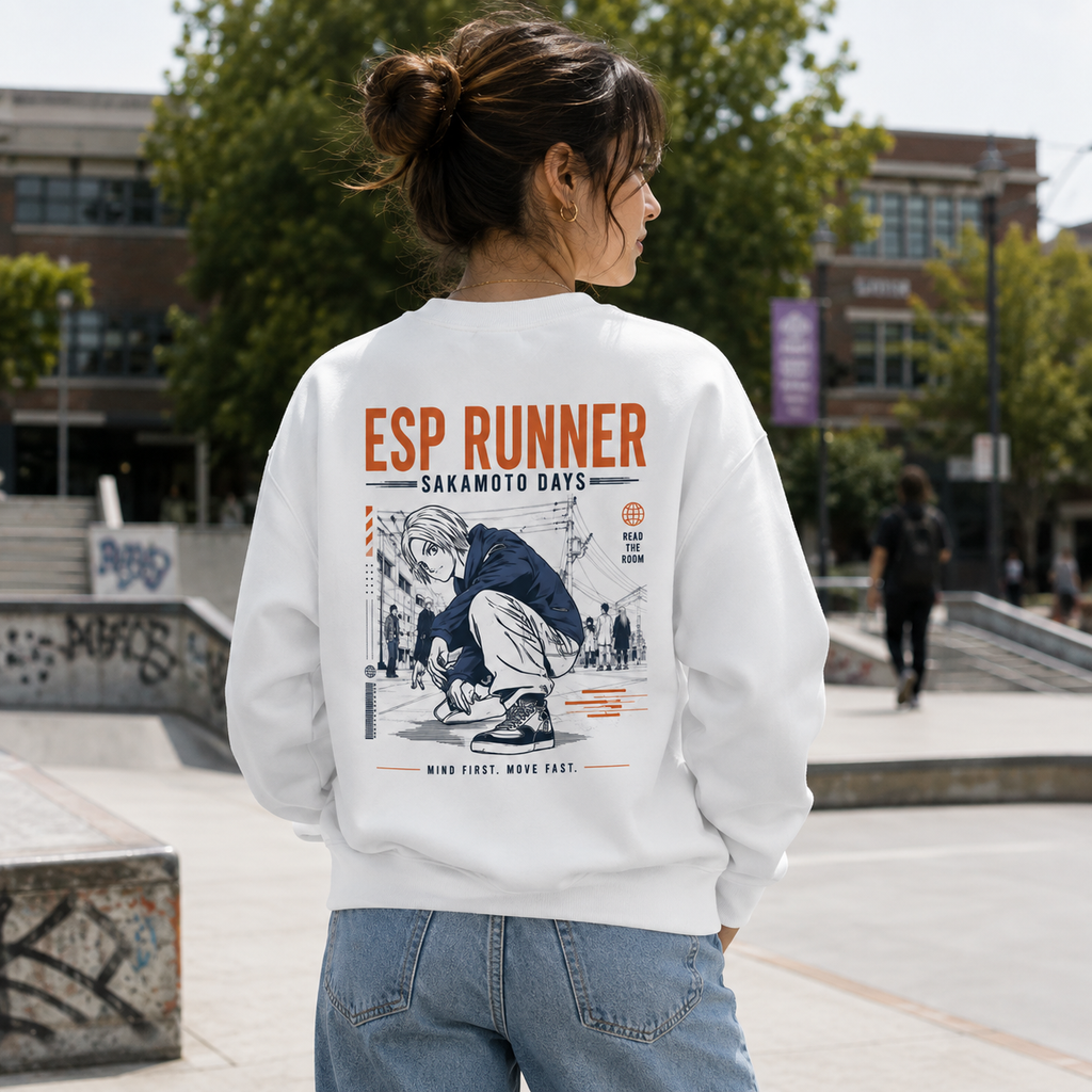Shin Asakura Sakamoto Days Anime Sweatshirt - Esp Runner