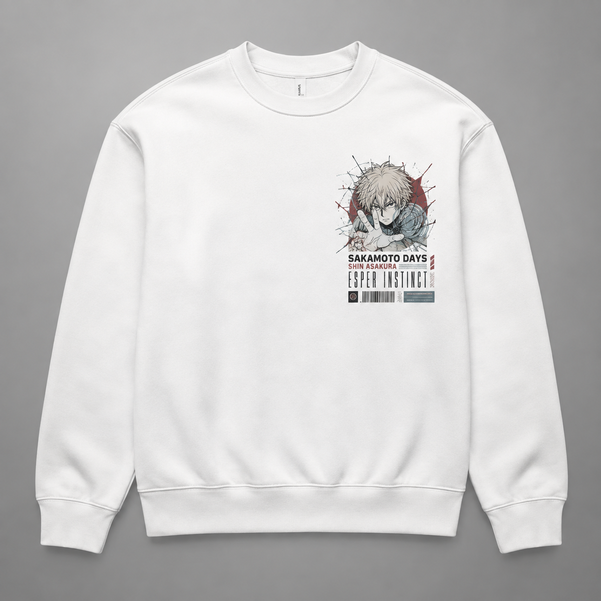 Shin Asakura Sakamoto Days Anime Sweatshirt - Esper Instinct
