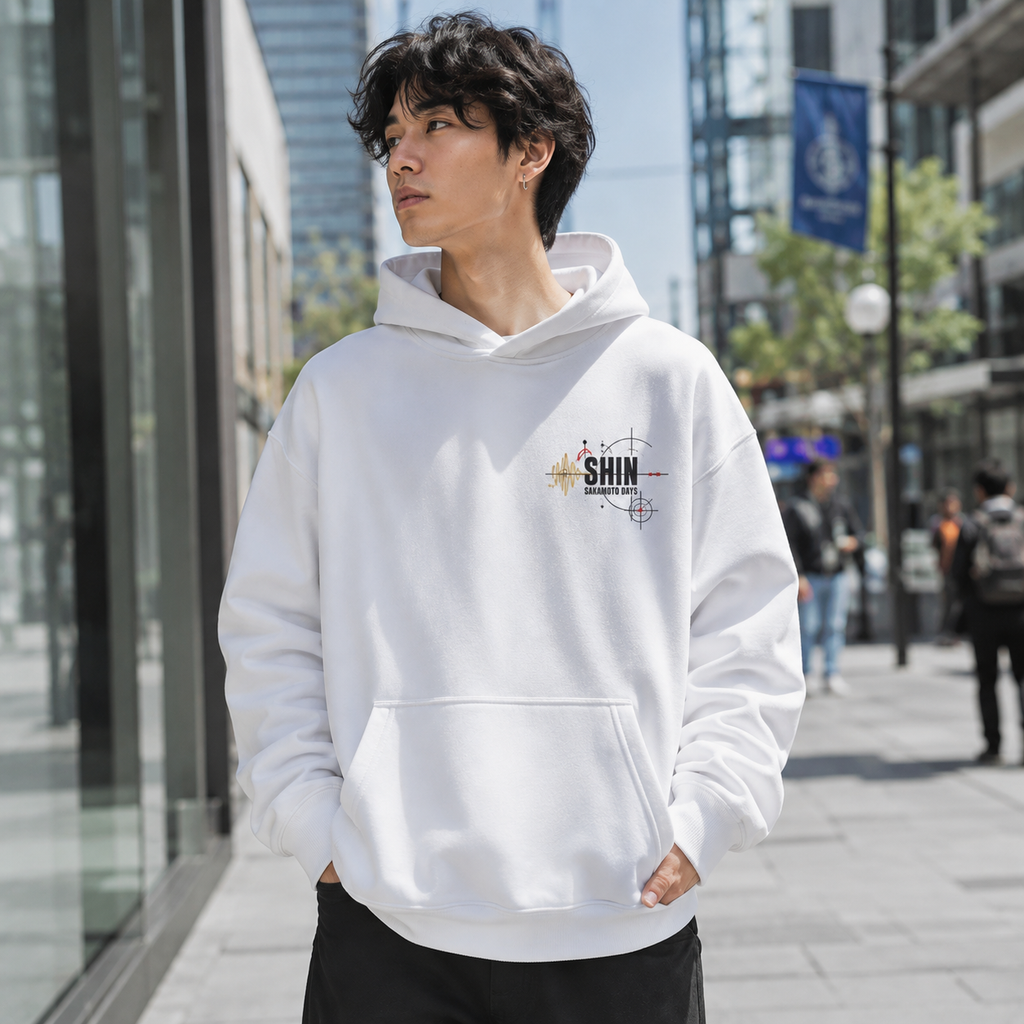 Shin Asakura Sakamoto Days Anime Hoodie - Mind Over Matter