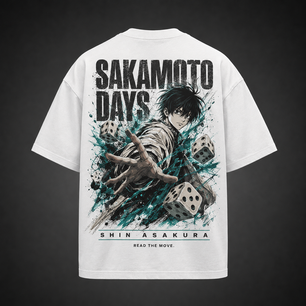 Shin Asakura Sakamoto Days Anime Graphic Tee - Read The Move