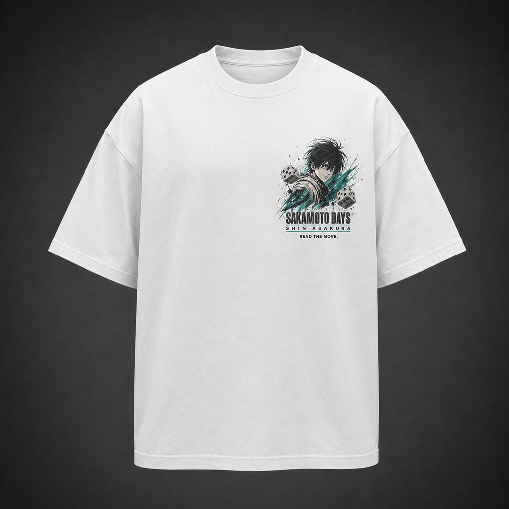 Shin Asakura Sakamoto Days Anime Graphic Tee - Read The Move