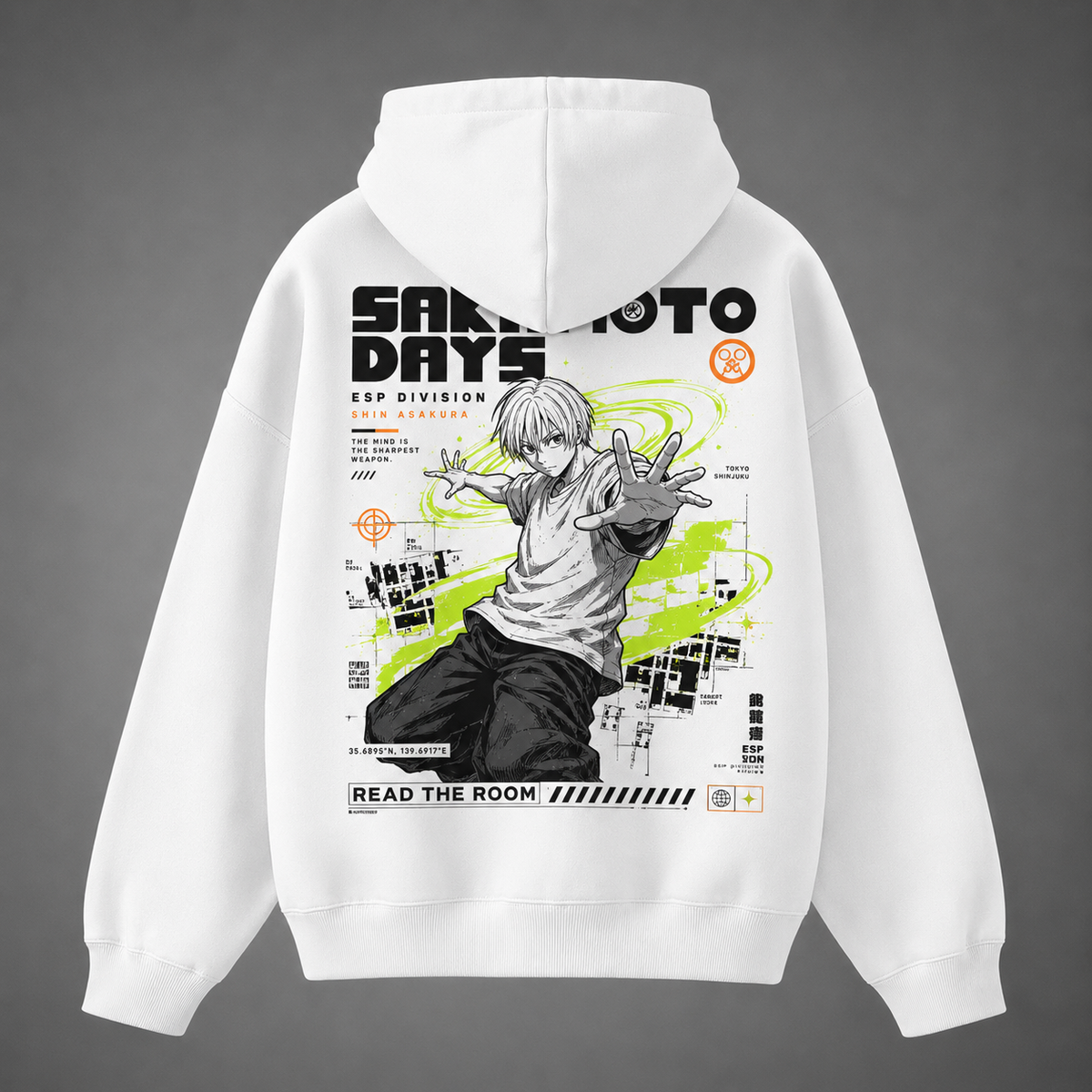 Shin Asakura Sakamoto Days Anime Hoodie - Read The Room