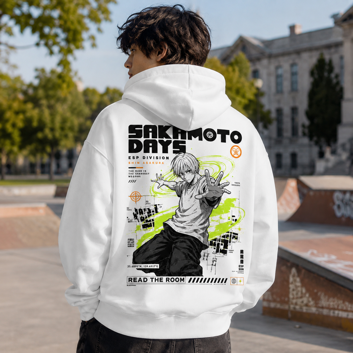 Shin Asakura Sakamoto Days Anime Hoodie - Read The Room